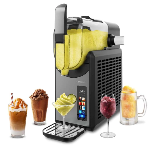 Cecotec Twist&Ice 2600 Frozen Drink and Slush Machine with 2.6 L Bowl, Integrated Compressor Cooling, 6 Automatic Programmes, Touch Control Panel, Adjustable Ice Texture, Anti-Drip Dispensing Nozzle, Ergonomic Handle and Child Safety Lock Cecotec Twist&Ice 2600 Frozen Drink and Slush Machine with 2.6 L Bowl, Integrated Compressor Cooling, 6 Automatic Programmes, Touch Control Panel, Adjustable Ice Texture, Anti-Drip Dispensing Nozzle, Ergonomic Handle and Child Safety Lock