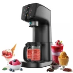 Cecotec Gelatec 2100 Multifunction Ice Cream & Frozen Drink Maker 2.1L, 500W, 11 Automatic Programs, CreamOn & Re-spin Technology, 3 BPA-Free Tubs, Color Touch Screen, Includes Digital Recipe Book - Cecotec