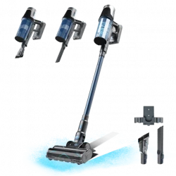 سيسوتيك Conga Rockstar RS50 X-Treme مكنسة كهربائية لاسلكية عمودية | محرك قوي بقدرة 400 واط وشفط 120AW | تقنية BLDC ونظام Cyclonic | فرشاة XL HairOut | بطارية قابلة للإزالة | شاشة LED وملحقات تنظيف متعددة
