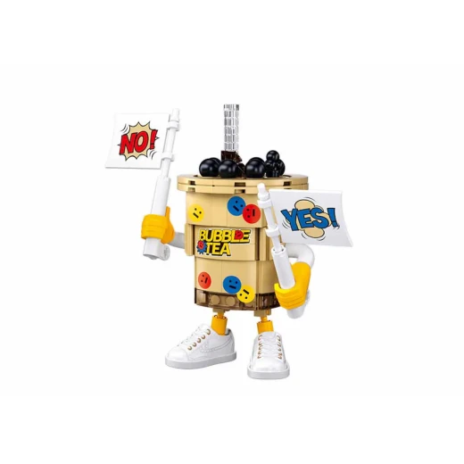 Sluban Pleyerid Beverage Man Milk Tea Man Building Block Set 983 Pieces M38-B1123A- F - Sluban - Image 2