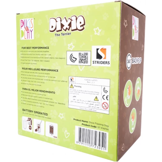 Pugs at Play – Flipping Dixie  (dog toy)(3+ Years) - Pugs at play toys - Image 4