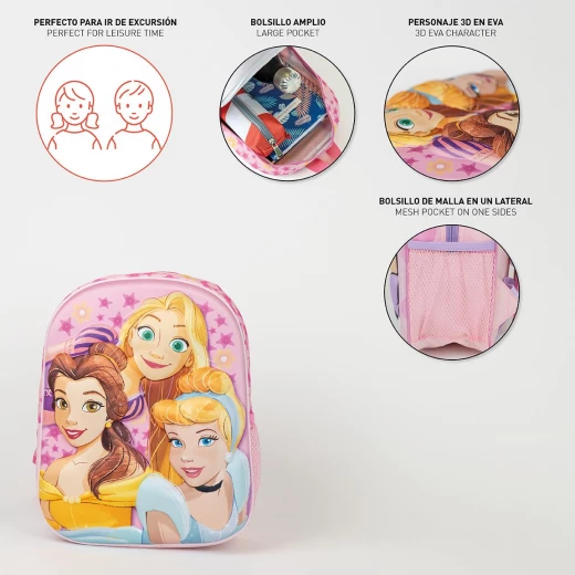 Cerda - Kids Backpack 3D Princess- Age 3+ - Cerda - Image 5