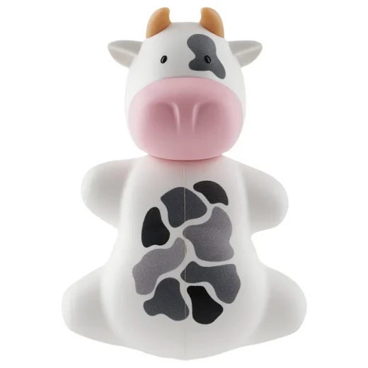 Kids Toothbrush Set with Cover – Playful Cow Shape – Flipper (3+ Years) - Flipper - Image 3