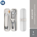 Flormar Mono Harbor Gray Oral Care Kit, toothbrush and toothpaste for deep cleaning, plaque removal, gum protection, long lasting fresh breath, suitable for all ages - Flipper