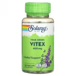 Solaray, Vitex, 400 mg, 100 VegCaps - Solaray