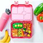My Box Lunch Box Blue 6 Compartments Leakproof Design, made of high quality ABS plastic and Tritan, BPA free, dishwasher safe, microwave safe inner tray only, ideal multi section lunch container for daily family use