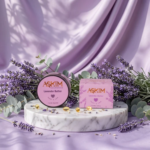 Askim Lavender Butter 50g, Nourishing Body Butter for Daily Skincare, Helps Moisturize and Soften Skin While Maintaining a Smooth and Supple Feel Askim Lavender Butter 50g, Nourishing Body Butter for Daily Skincare, Helps Moisturize and Soften Skin While Maintaining a Smooth and Supple Feel