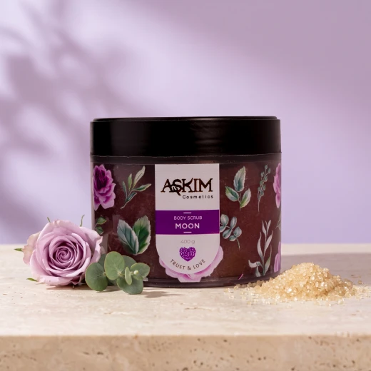 Askim MOON Body Scrub 400g, Body Exfoliator for Skincare, Helps Remove Dead Skin Cells and Leaves Skin Feeling Smooth, Soft and Refreshed - AŞKIM - Image 2