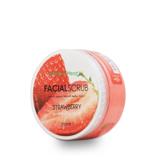 Nature's Heart Facial Scrub (Strawberry), 200 ml Nature's Heart Facial Scrub (Strawberry), 200 ml