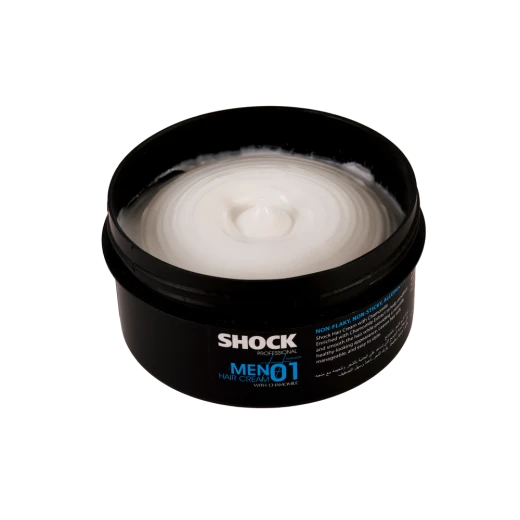 Shock Hair Cream Pro with Chamomile, 200ml | Natural Shine & Nourishment | Non-Greasy Styling Cream | Controls Frizz & Flyaways | Easy to Apply & Wash - Shock - Image 4