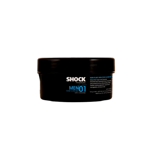 Shock Hair Cream Pro with Chamomile, 200ml | Natural Shine & Nourishment | Non-Greasy Styling Cream | Controls Frizz & Flyaways | Easy to Apply & Wash - Shock - Image 5