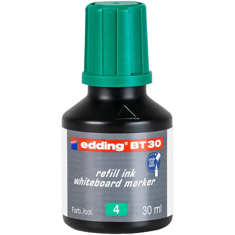 Edding BT 30 Refill Ink Whiteboard Marker, Green - Edding