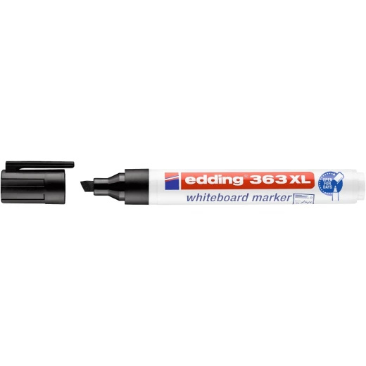 Edding 363XL Whiteboard, Refillable Marker, Black Edding 363XL Whiteboard, Refillable Marker, Black