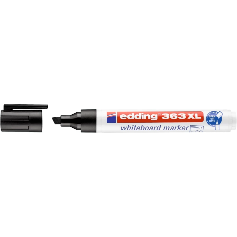 Edding 363XL Whiteboard, Refillable Marker, Black - Edding