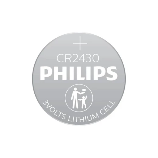 Philips Lithium Cell Button Batteries CR2430 - Pack of 5 - Philips - Image 2