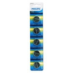 Philips Lithium Cell Button Batteries CR2450 - Pack of 5 - Philips