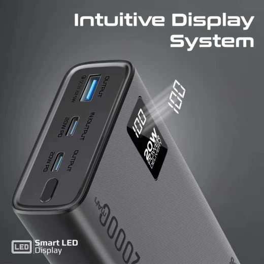 Promate Bolt-20PD, Power Bank 20000mAh, Ultra-Slim Portable Charger, 20W - Promate - Image 5