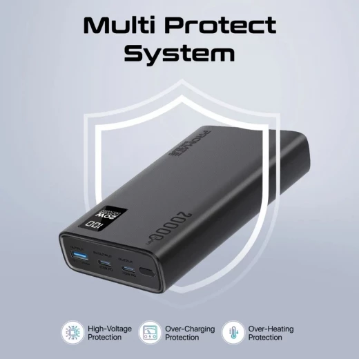 Promate Bolt-20PD, Power Bank 20000mAh, Ultra-Slim Portable Charger, 20W - Promate - Image 2