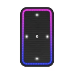 Skullcandy Stomp XL Wireless Party Speaker, Black, Bluetooth v5.3, 35W Output, Dual Orientation, Karaoke Mic, Portable Party Speaker - Skullcandy