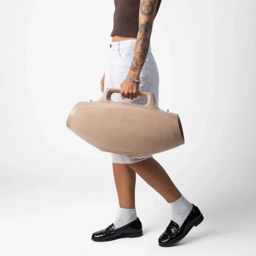 سماعة بلوتوث سكول كاندي باريل، برايمر، محمولة، صوت قوي، جهير عميق، تصميم أسطواني مدمج، عمر بطارية طويل للمنزل والسفر - سكالكاندي - Image 2