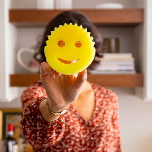 Scrub Daddy Original Sponge, Versatile Cleaning Tool for Dishes, Countertops, and Surfaces | Soft Yet Firm Texture for Gentle and Tough Scrubbing | Durable & Long-Lasting Performance - Scrub Daddy - Image 2