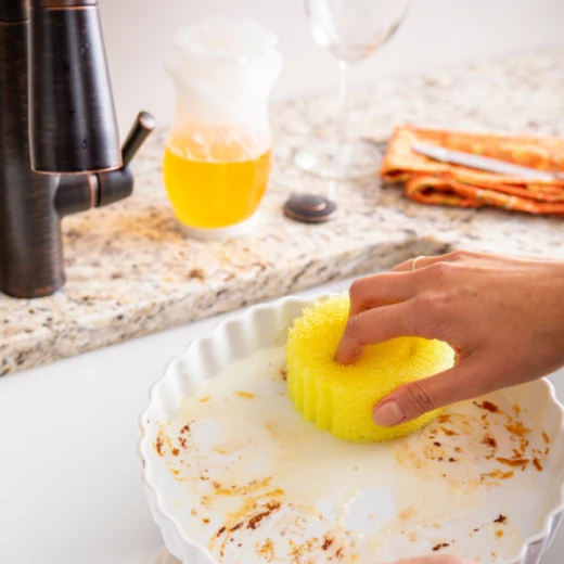 Scrub Daddy Original Sponge, Versatile Cleaning Tool for Dishes, Countertops, and Surfaces | Soft Yet Firm Texture for Gentle and Tough Scrubbing | Durable & Long-Lasting Performance - Scrub Daddy - Image 3