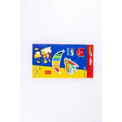 VERTEX 12 Long Jumbo Color Pencil Set – Extra Thick, Bright Colors, Easy Grip