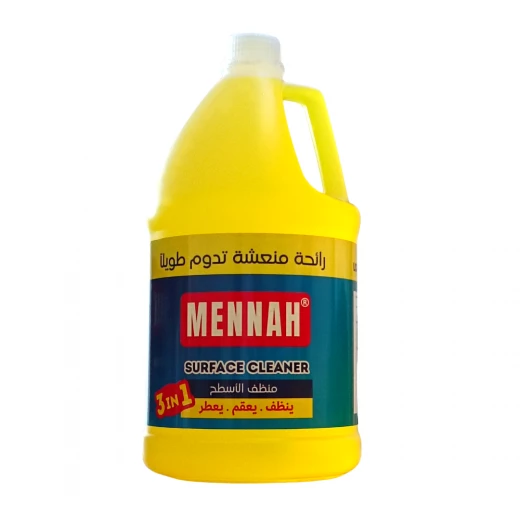 معطر ومنظف اسطح اصفر 3.8لتر من مينا معطر ومنظف اسطح اصفر 3.8لتر من مينا