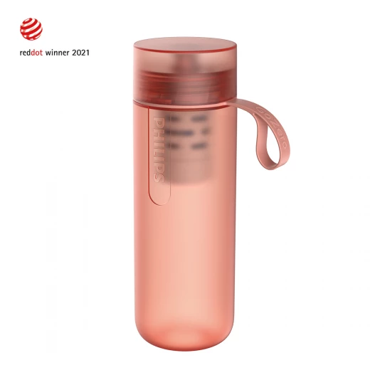 Philips Water GoZero Fitness Hydration Bottle - 1 Filter Included AWP2712RDR/24 - Philips - Image 2