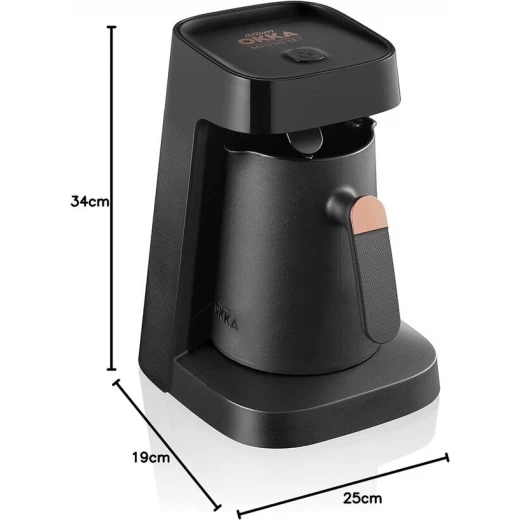 Arzum Okka Minio Jet Turkish Coffee Machine OK0017 400W with Standard Spoon and 10 JOD Dumyah Gift Voucher Card – Compact and Convenient Coffee Maker for Preparing Authentic Turkish Coffee at Home - arzum okka - Image 4