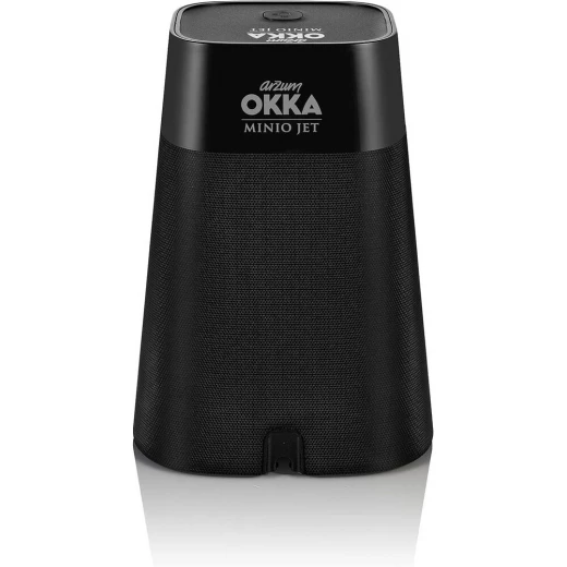 Arzum Okka Minio Jet Turkish Coffee Machine OK0017 400W with Standard Spoon and 10 JOD Dumyah Gift Voucher Card – Compact and Convenient Coffee Maker for Preparing Authentic Turkish Coffee at Home - arzum okka - Image 2