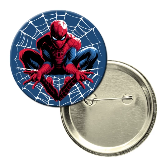 Button badge - Spider-man - style 1 Button badge - Spider-man - style 1