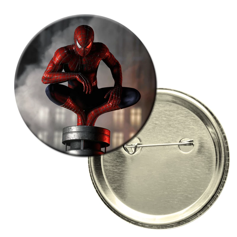 Button badge - Spider-man - style 2 - Uncle pins