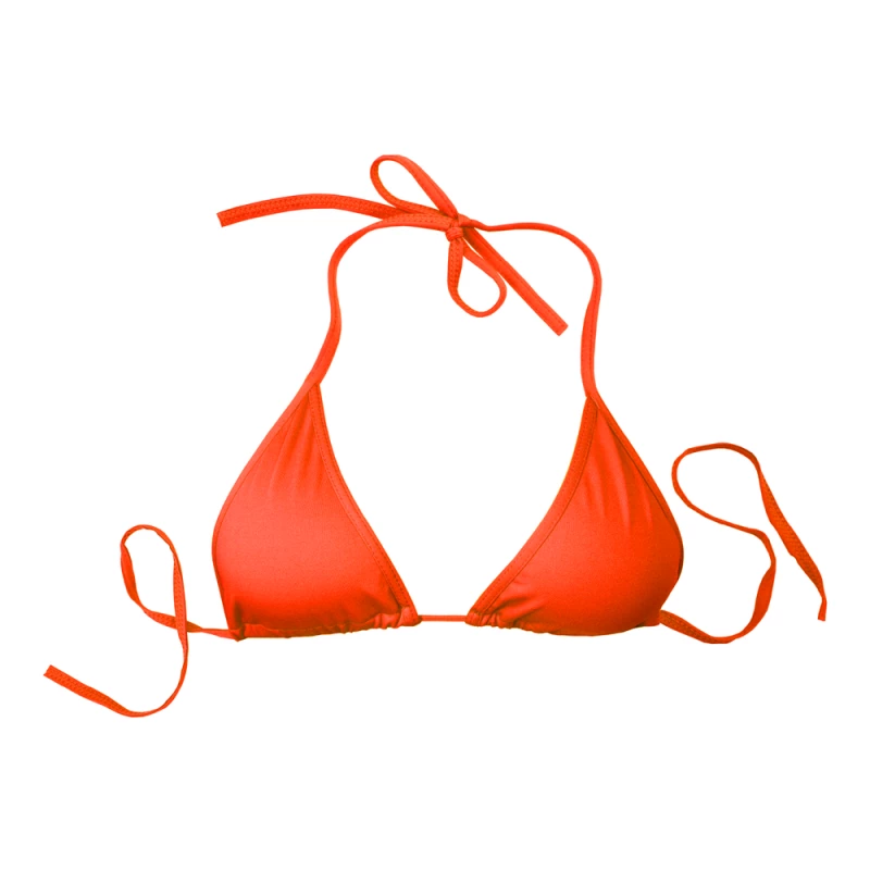 حمالة بيكيني لون برتقالي، صغير - سيثاني