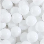 50 pcs Soft white plastic balls - BABYDO
