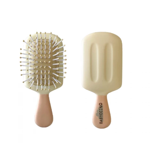 Babyccino, Icecream Mini Hair Brush, Yellow, Mini Babyccino, Icecream Mini Hair Brush, Yellow, Mini