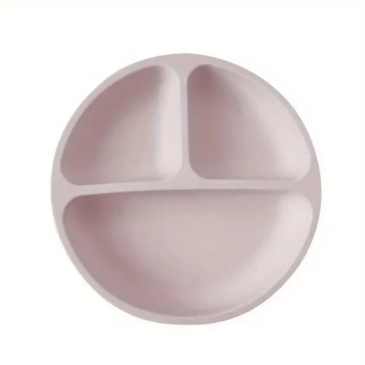 Babyccino, MunchMate Suction Plate, Light Pink Babyccino, MunchMate Suction Plate, Light Pink