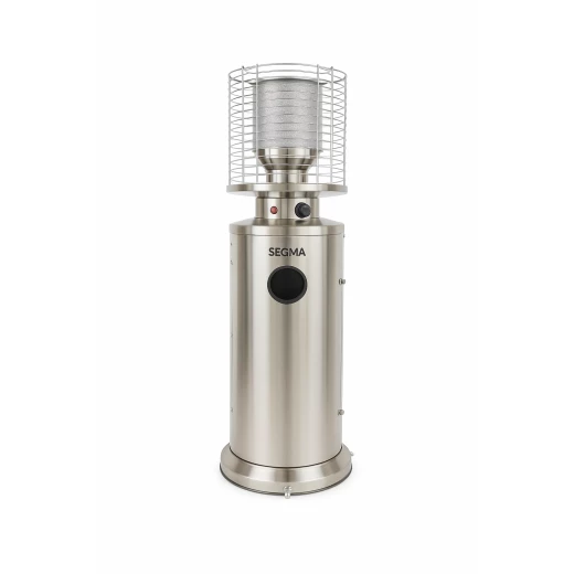 Segma Outdoor/Indoor Gas Heater, Stainless Steal, Silver Segma Outdoor/Indoor Gas Heater, Stainless Steal, Silver