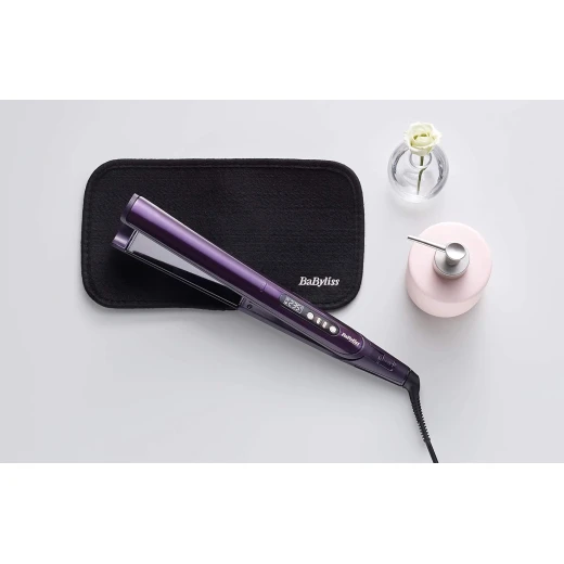 BaByliss 2-in-1 Straight & Curl Diamond Ceramic Hair Straightener, Smart Sensor Technology, 6 Heat Levels up to 235°C, ST450SDE - Babyliss - Image 2