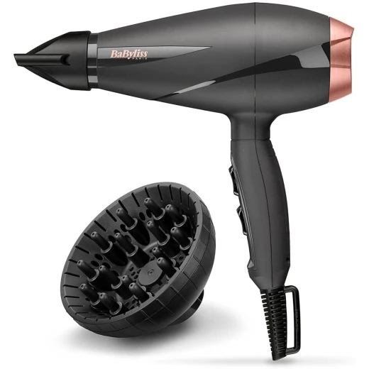 BaByliss Paris 2100W Air Pro AC Motor Hair Dryer, Ionic Frizz-Control, 6mm Ultra-Slim Concentrator & Diffuser, Italian-Made, 6709DSDE BaByliss Paris 2100W Air Pro AC Motor Hair Dryer, Ionic Frizz-Control, 6mm Ultra-Slim Concentrator & Diffuser, Italian-Made, 6709DSDE