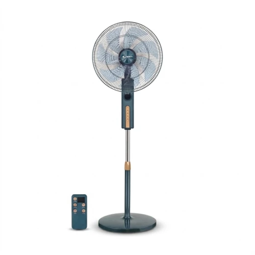 Conti 18-Inch Stand Fan, 7 Blades, 75W, 4 Speeds, Remote Control, SF18003 BC R Conti 18-Inch Stand Fan, 7 Blades, 75W, 4 Speeds, Remote Control, SF18003 BC R