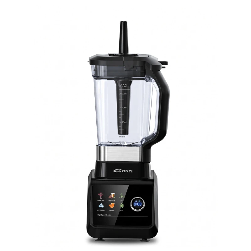 CONTI 1500W Digital Blender, 2.5L Jar, 6 Stainless Steel Blades, Full Copper Motor, TB 1158 BK - Conti