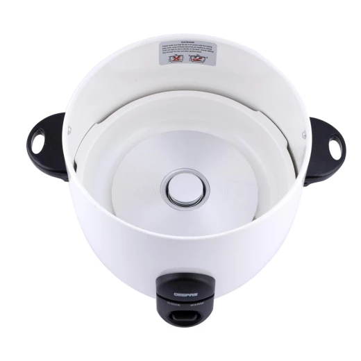 Geepas 500W 1.5L Automatic Rice Cooker, 3-in-1 Cook/Steam/Warm, White GRC35011 - GEEPAS - Image 6