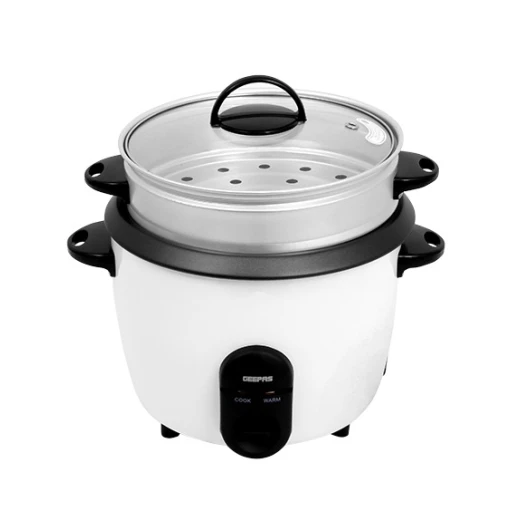 Geepas 500W 1.5L Automatic Rice Cooker, 3-in-1 Cook/Steam/Warm, White GRC35011 - GEEPAS - Image 7