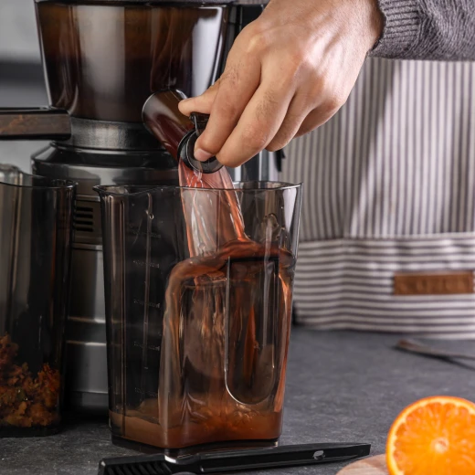 Geepas 1.0L Slow Juicer, 140mm Feeding Tube, Copper Motor, Black GSJ44019UK - GEEPAS - Image 2
