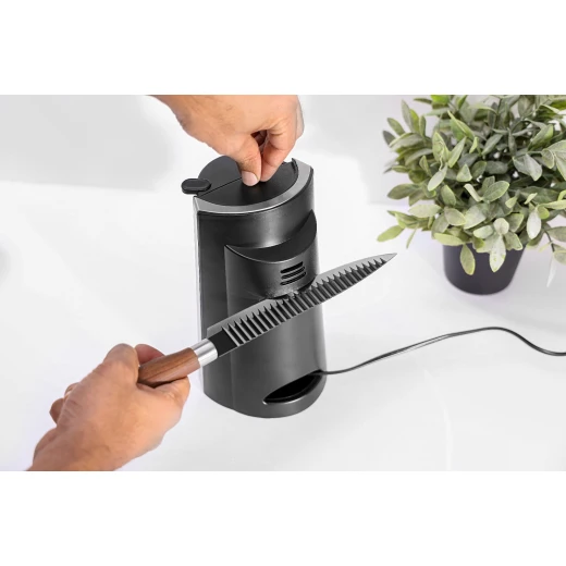 Geepas 60W 3-in-1 Electric Can Opener & Knife Sharpener, Black GCO63023UK - GEEPAS - Image 2