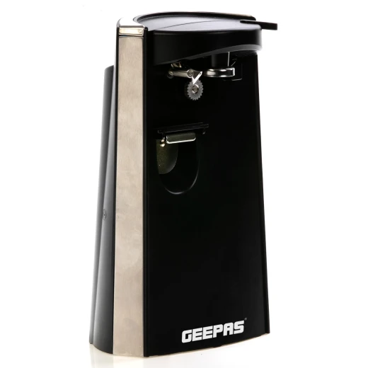 Geepas 60W 3-in-1 Electric Can Opener & Knife Sharpener, Black GCO63023UK Geepas 60W 3-in-1 Electric Can Opener & Knife Sharpener, Black GCO63023UK