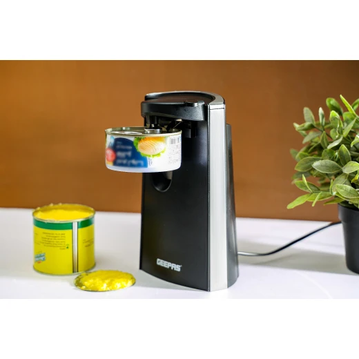 Geepas 60W 3-in-1 Electric Can Opener & Knife Sharpener, Black GCO63023UK - GEEPAS - Image 5