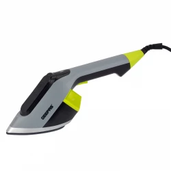 Geepas GGS25019 Handheld Garment Steamer – 1950W, One-Touch Operation, 170ml Water Tank, Ceramic-Coated Plate & Brush Accessory, Grey