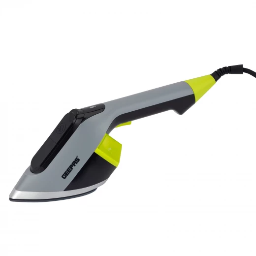 Geepas GGS25019 Handheld Garment Steamer – 1950W, One-Touch Operation, 170ml Water Tank, Ceramic-Coated Plate & Brush Accessory, Grey Geepas GGS25019 Handheld Garment Steamer – 1950W, One-Touch Operation, 170ml Water Tank, Ceramic-Coated Plate & Brush Accessory, Grey